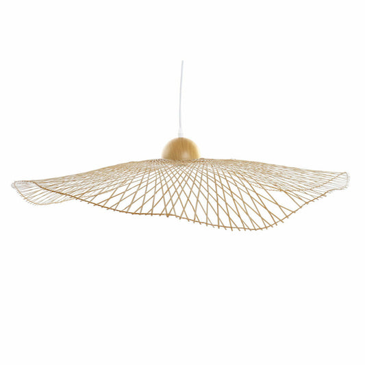 Bambu kattovalaisin, aurinkohattu 88 x 88 x 17 cm, Bali-tyyli, E27-kanta