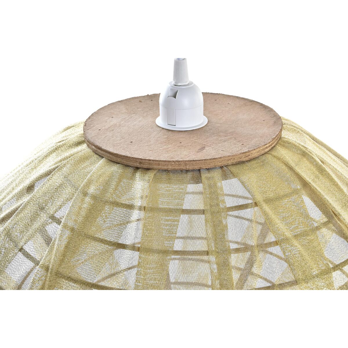 Bambu riippuvalaisin kultaruskea E27 50 W 42×42×26 cm olohuoneeseen sisustus