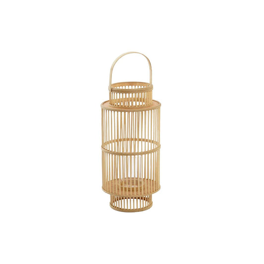 Kynttilänjalka bambu 69 cm, kristalli sisustukseen, luonnollinen sävy