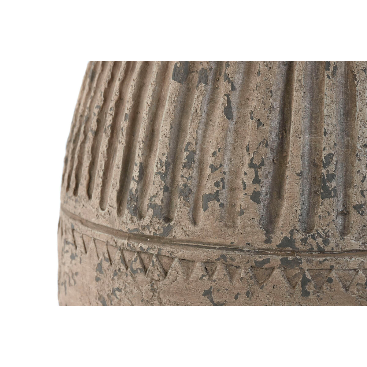 Maljakko beige, magnesium 28 x 28 x 48 cm - teksturoitu rustiikkinen sisustukseen