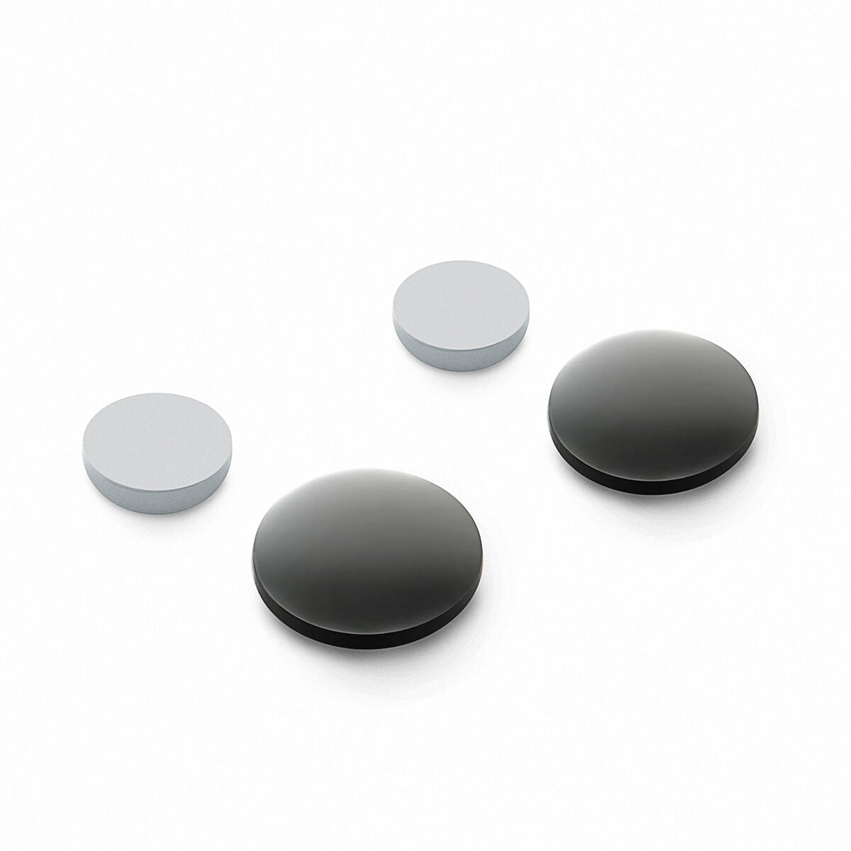 Biomagneettiset laihdutuskorvakorut akupainanta magneeteilla, musta 1×0,5×1 cm