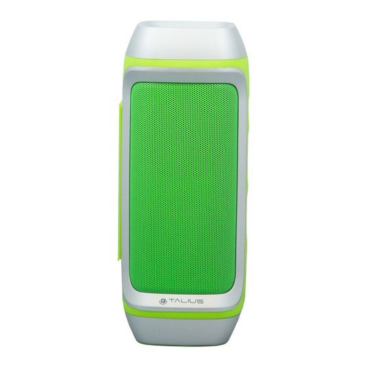 Bluetooth-kaiutin 10 W, kannettava 4000 mAh, FM-radio, MicroSD, musta/vihreä