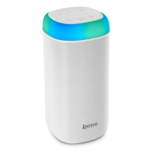 Bluetooth-kaiutin 30 W, kannettava IPX4, 12 h akunkesto, valkoinen - Hama