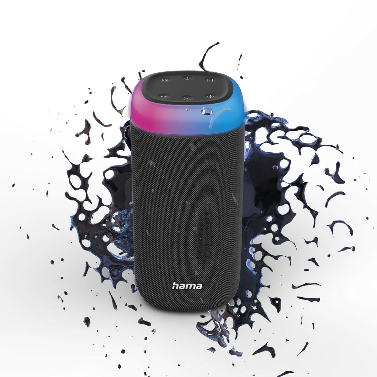 Bluetooth-kaiutin 30 W, kannettava roiskeenkestävä IPX4, Bluetooth 5.0, musta