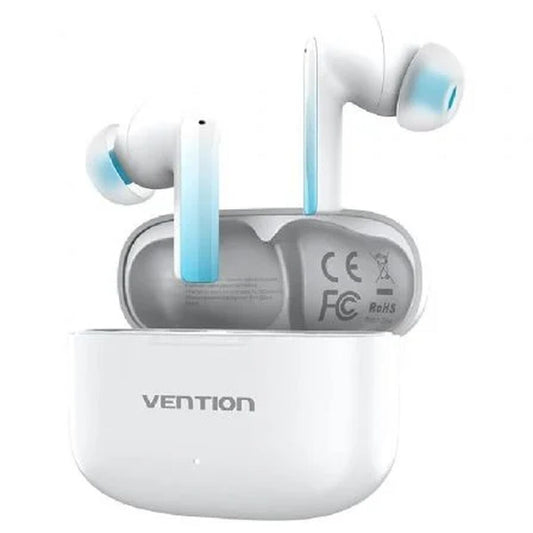 Bluetooth-kuulokkeet in-ear, Bluetooth 5.3, 6 h akunkesto, USB-C, valkoinen