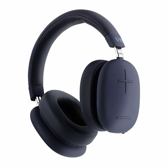Bluetooth-kuulokkeet mikrofonilla, aktiivinen melunvaimennus, tummansininen