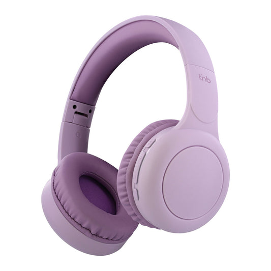 Bluetooth-kuulokkeet on-ear, 3,5 mm jack & USB-ladattavat, mukavat, purppura