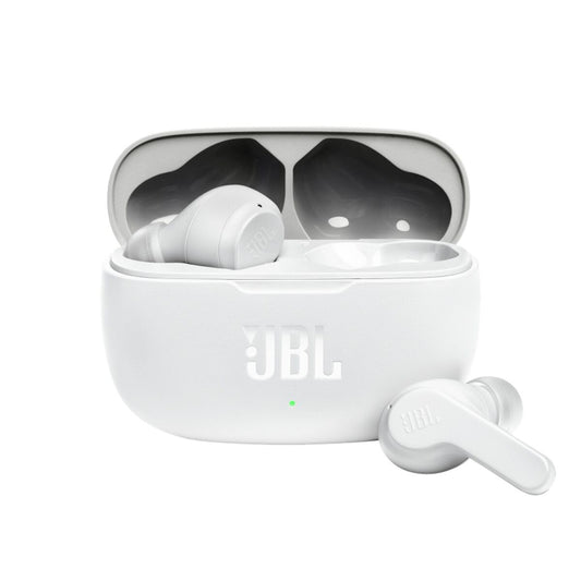 Bluetooth-kuulokkeet täysin langattomat 20 h akunkesto, valkoinen, JBL