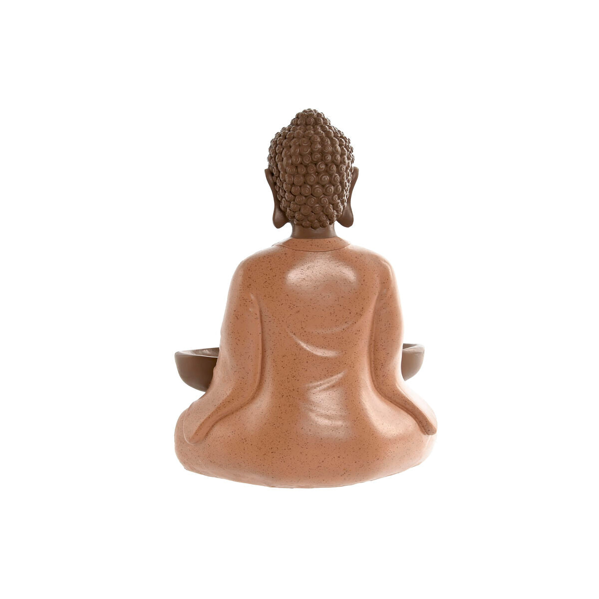 Buddha-koriste hartsi 3 kpl, oranssi koralli & lime, 19,5×16×25,5 cm