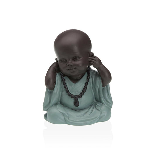Buddha koristehahmo resiinistä 6,5×10×8,5 cm, istuva sisustukseen pöydälle