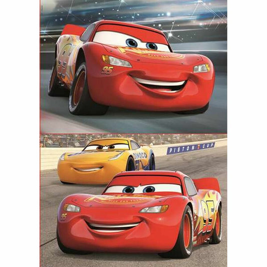 Cars 3 -palapeli 96 palaa, lasten palapeli 4–6 v, monivärinen sisäleikkiin