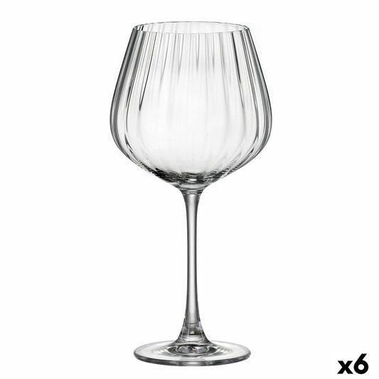 Cocktail-lasi 640 ml, 6 kpl - optinen kristallilasi läpinäkyvä Bohemia