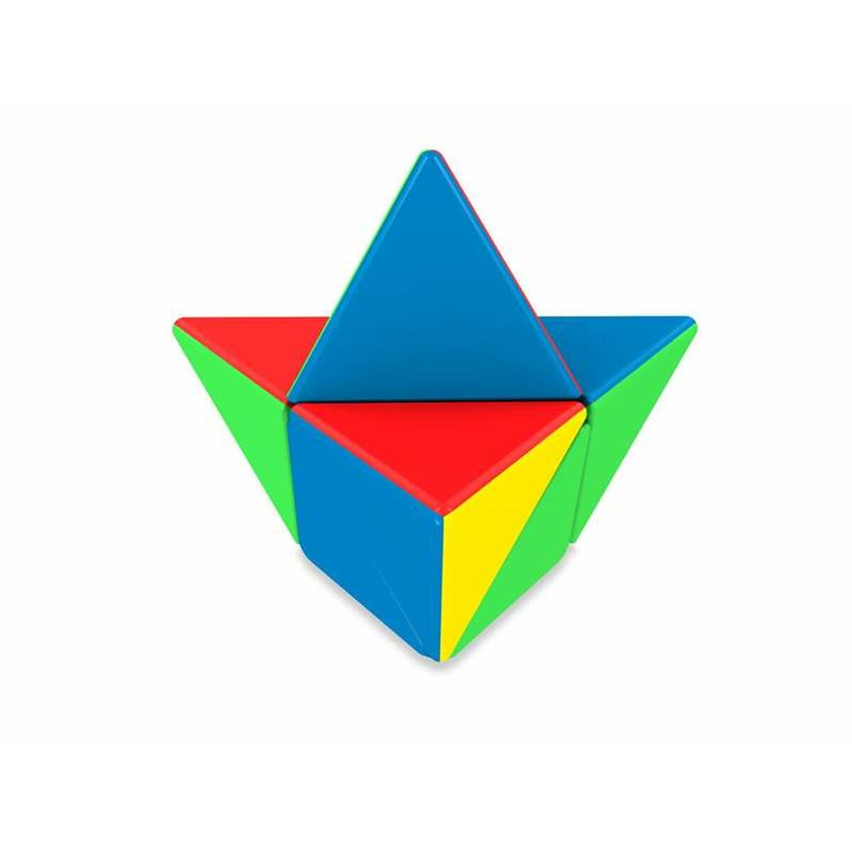 Delta cube 2x2x2 palapeli, monivärinen pyramidi-älypeli 6-vuotiaille Cayro