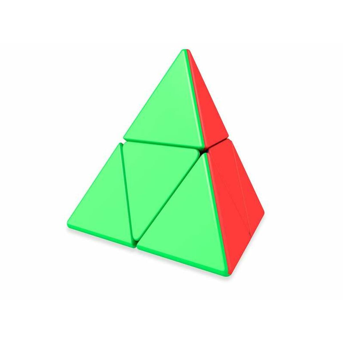 Delta cube 2x2x2 palapeli, monivärinen pyramidi-älypeli 6-vuotiaille Cayro