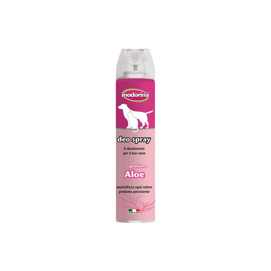 Deodorantti koirille aloe 300 ml, hajunpoistaja suihke - tuoksuva, 250 g