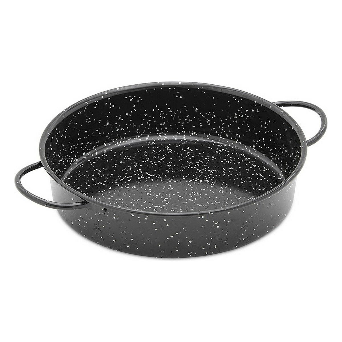 Emaloitu kattila Ø 20 cm, induktioon & liesille, kahvoilla - ruoan tarjoiluun