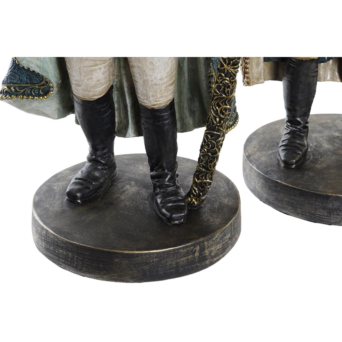 Gorilla koristehahmo resiinistä, siirtomaatyylinen 31,5 cm, sisustukseen, 2 kpl