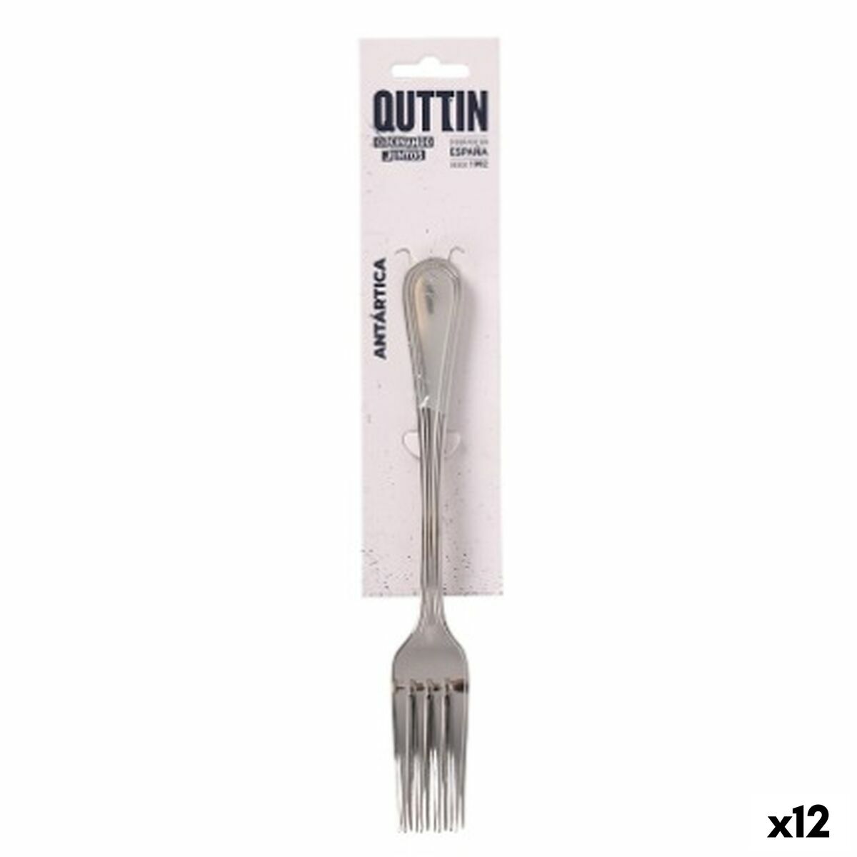 Haarukka, ruostumaton teräs, 3 kpl pakkaus - 12 osaa, arki- ja juhlapöytään