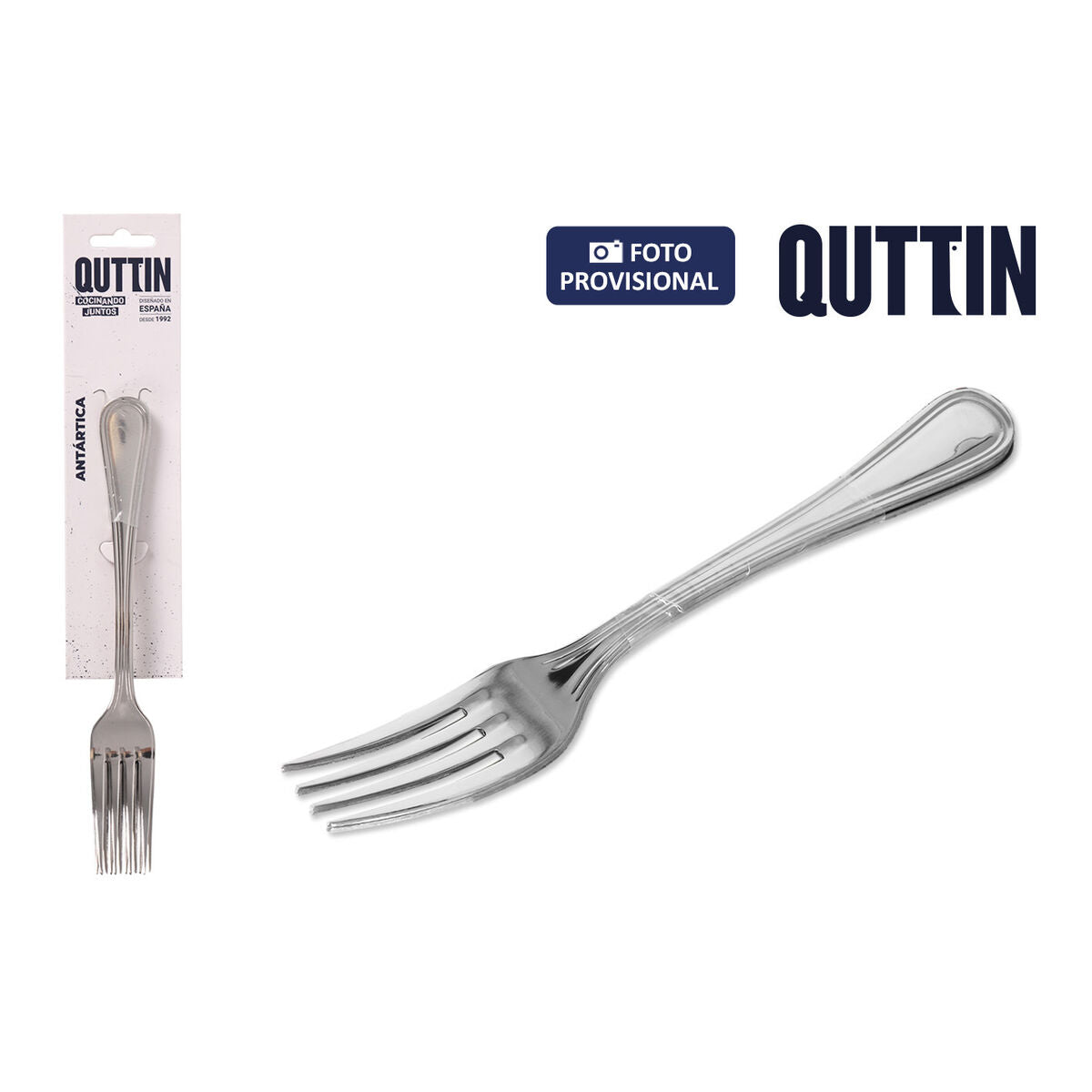 Haarukka, ruostumaton teräs, 3 kpl pakkaus - 12 osaa, arki- ja juhlapöytään