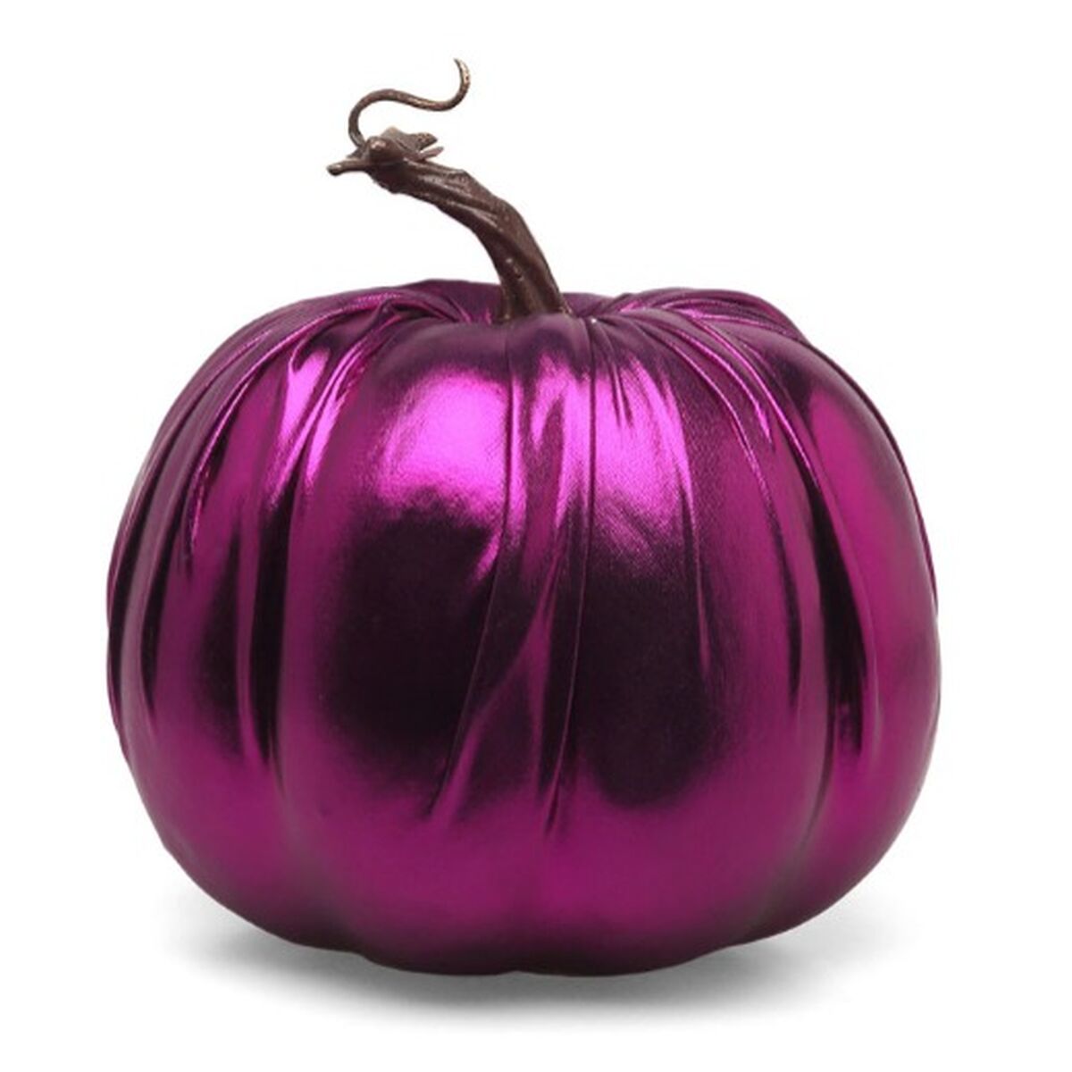 Halloween-kurpitsa koriste, purppura 16 x 16 cm - pöytäkoriste halloween-juhliin