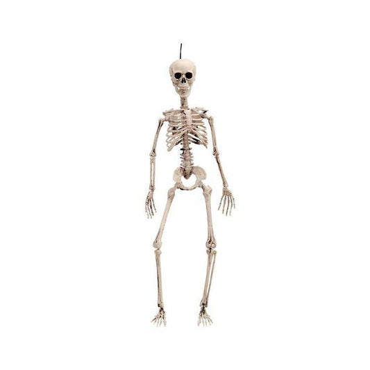 Luuranko 120 cm, realistinen ripustettava halloween-koriste PVC-muovi juhliin