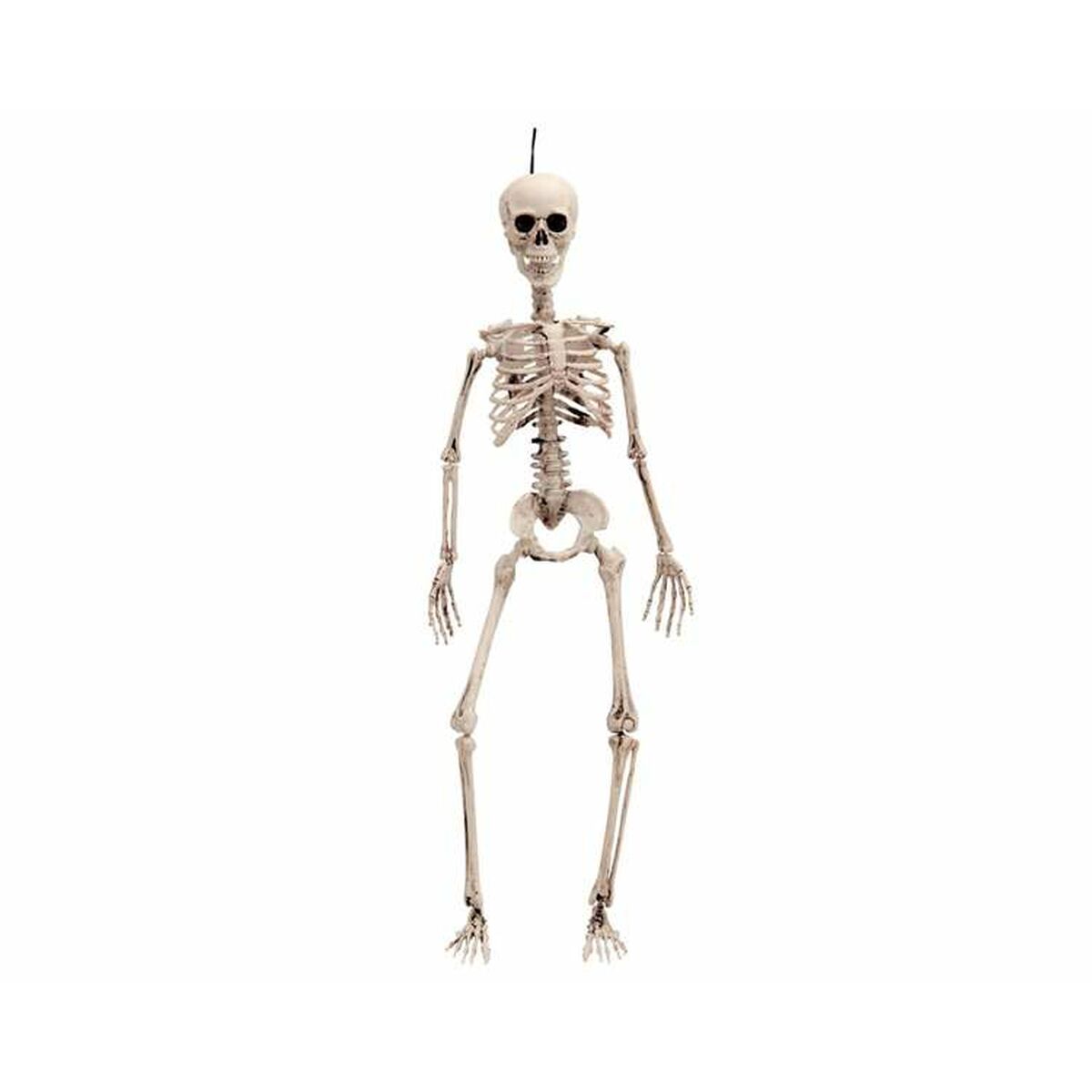 Luuranko 120 cm, realistinen ripustettava halloween-koriste PVC-muovi juhliin