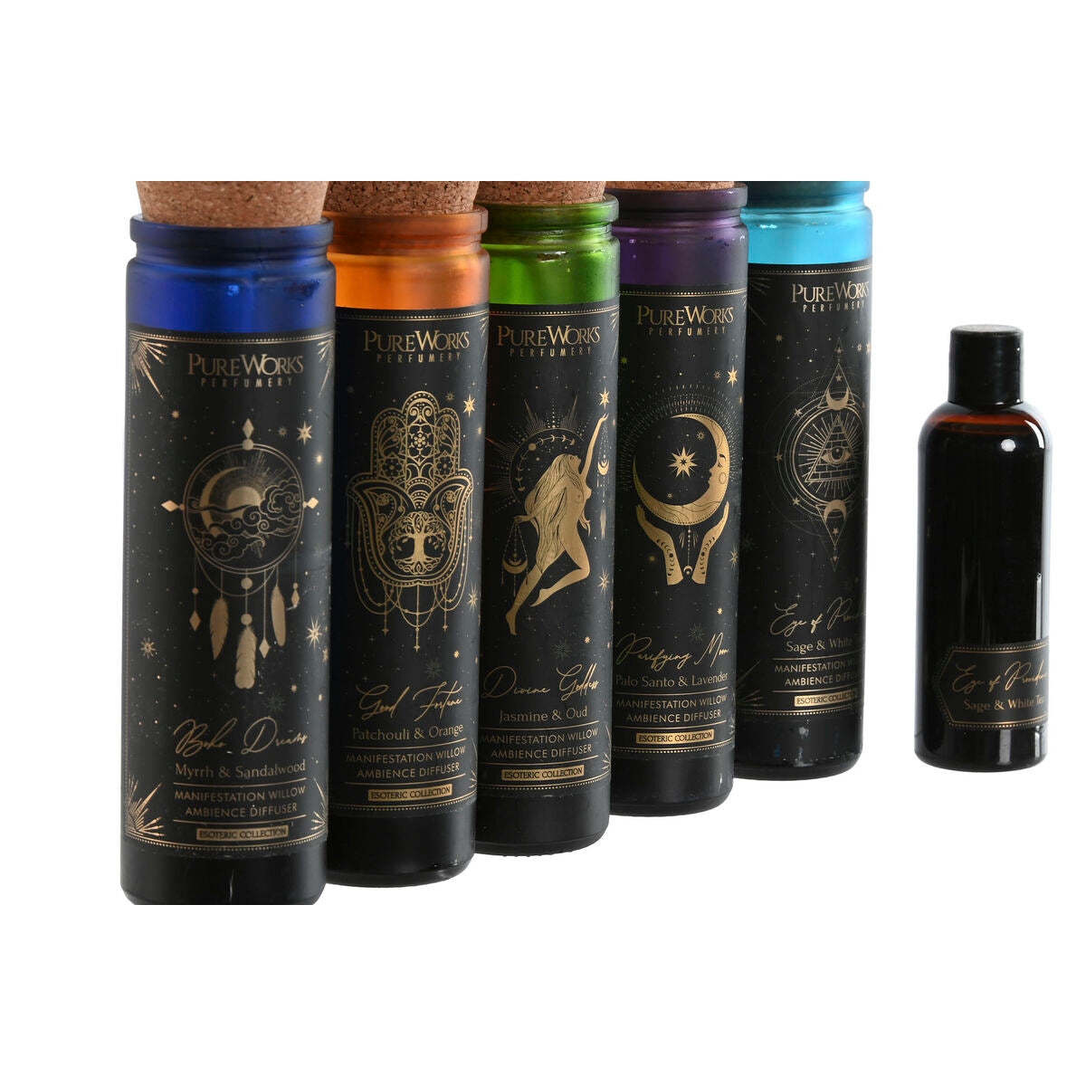 Huonetuoksu 100 ml, 6 kpl - tuoksutikku lasipullossa, kotikäyttöön