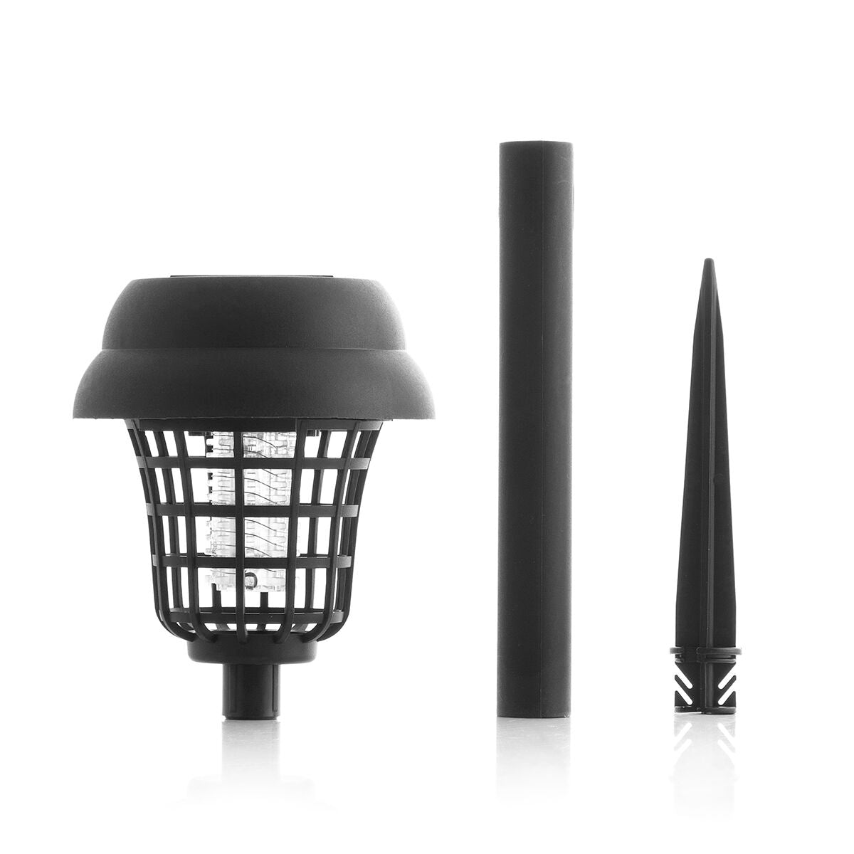 Hyttysansa aurinkokennolla, UV-puutarhalamppu IP44 automaattisella sensorilla