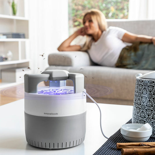 Hyttyslamppu, USB-imuri 6 x UV-LED 360–400 nm, 20–50 m², hiljainen, pöytämalli