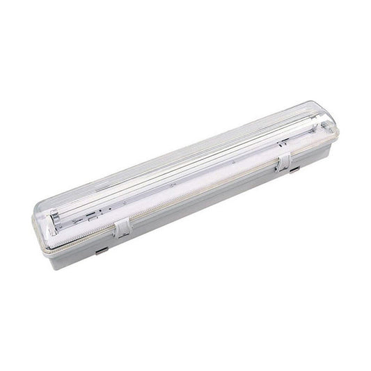 Ilmatiivis LED-valaisin IP65 9 W, 65 cm, polykarbonaatti, valkoinen, kylpyhuone