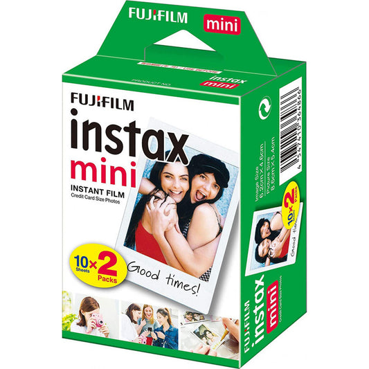 Instax mini filmi 20 kuvaa, 2×10, 4,6×6,2 cm, valkoinen reuna Fujifilm
