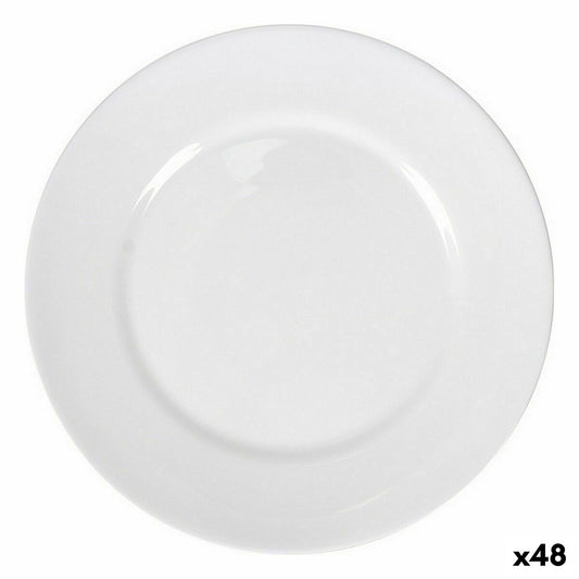 Jälkiruokalautanen 19,3 cm, 48 kpl - valkoinen tarjoilulautanen keittiöön