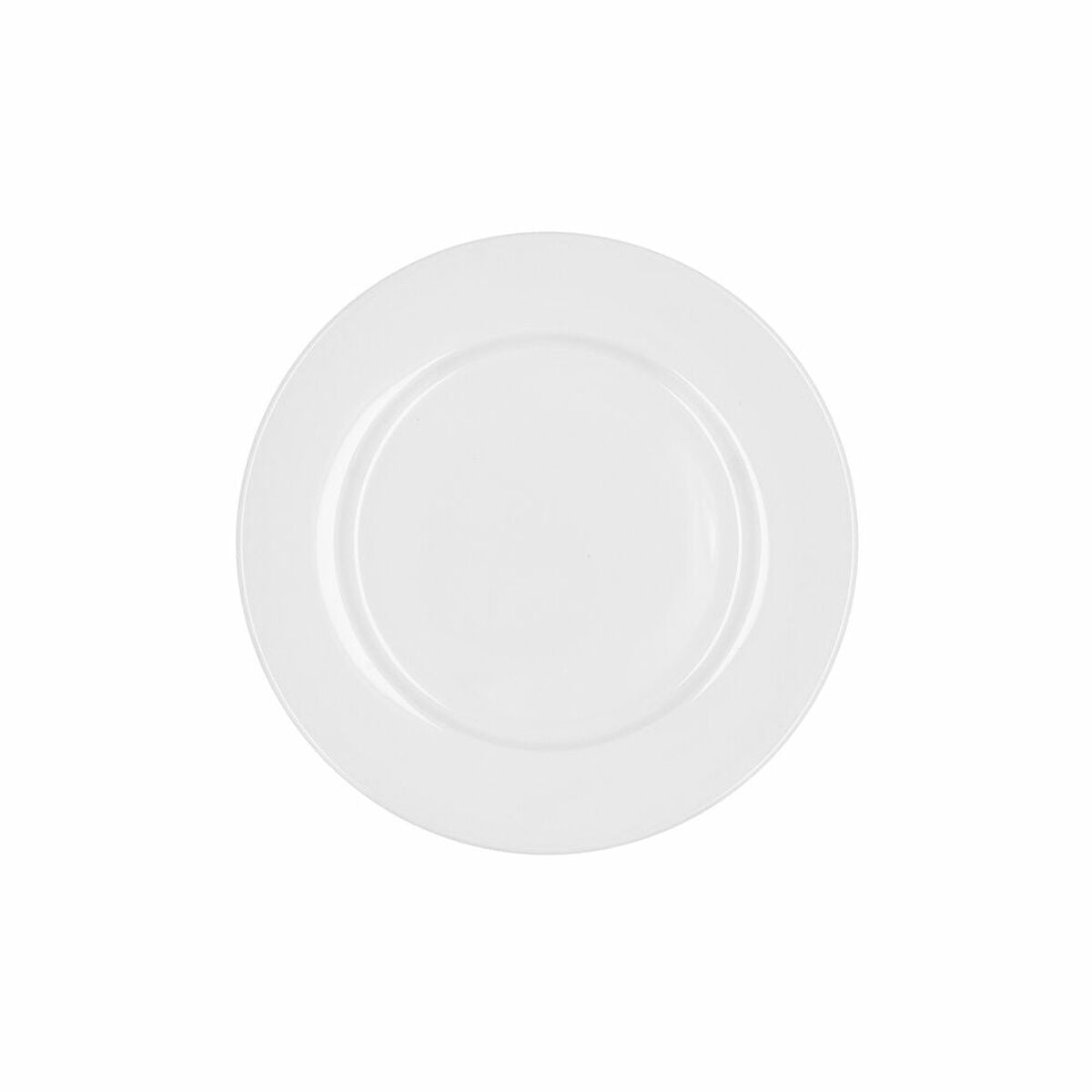 Jälkiruokalautanen 19 cm, keramiikka valkoinen, 12 kpl, pinottava, astiastoon