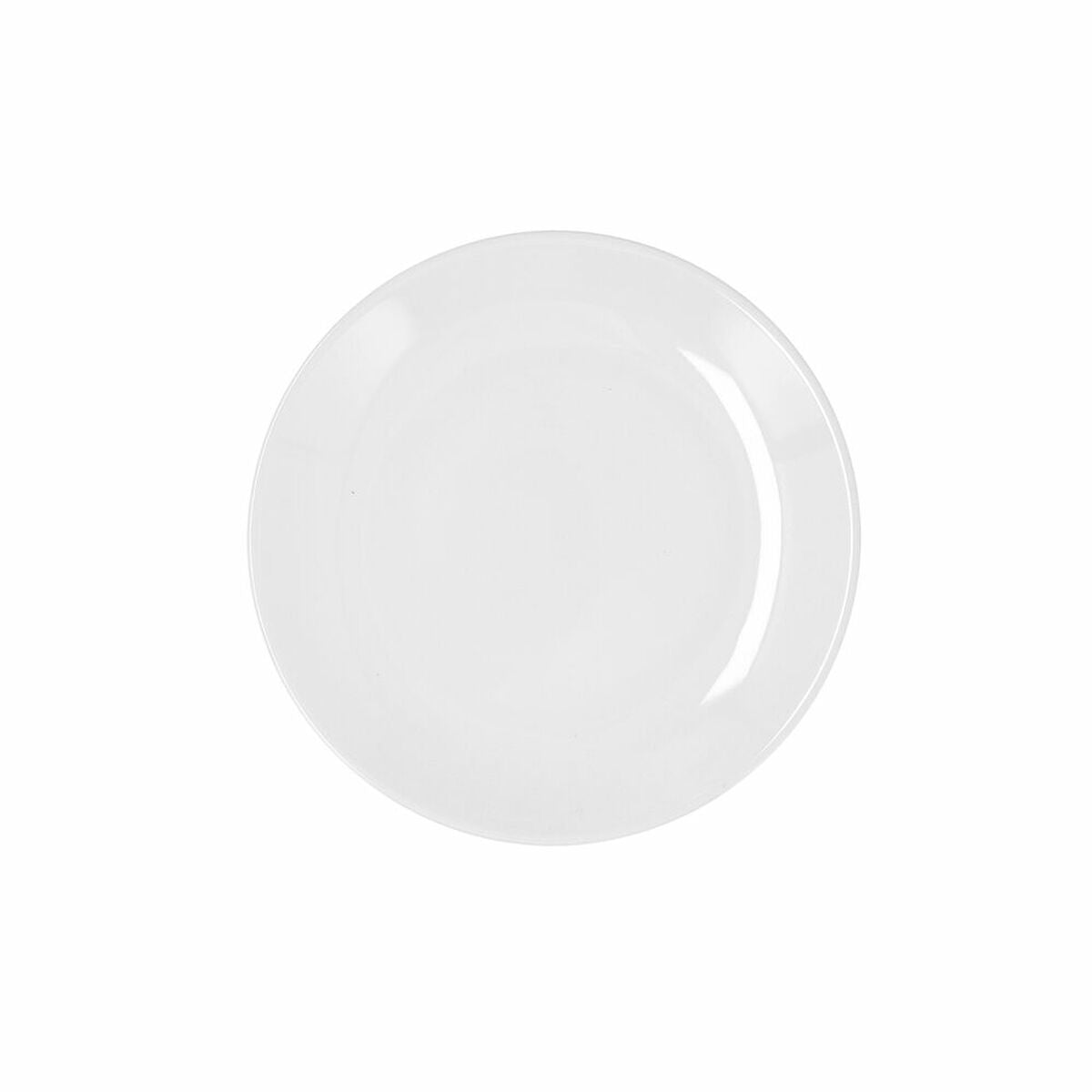 Jälkiruokalautanen 19 cm keramiikka 12 kpl valkoinen, pinottava astianpesukone