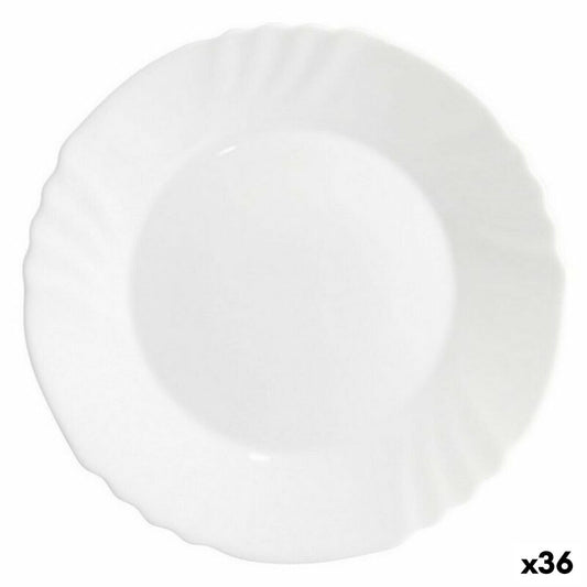 Jälkiruokalautanen Ø20 cm, lasia 36 kpl, valkoinen - Bormioli Ebro