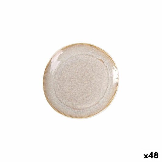 Jälkiruokalautaset 48 kpl, beige rustiikkinen kattaukseen & kahvihetkiin
