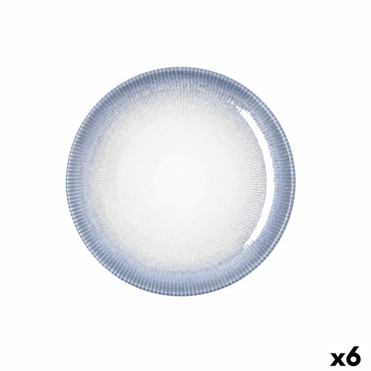 Jälkiruokalautanen, pesukone- & mikroaaltokestävä, Ø21 cm 6 kpl valkoinen