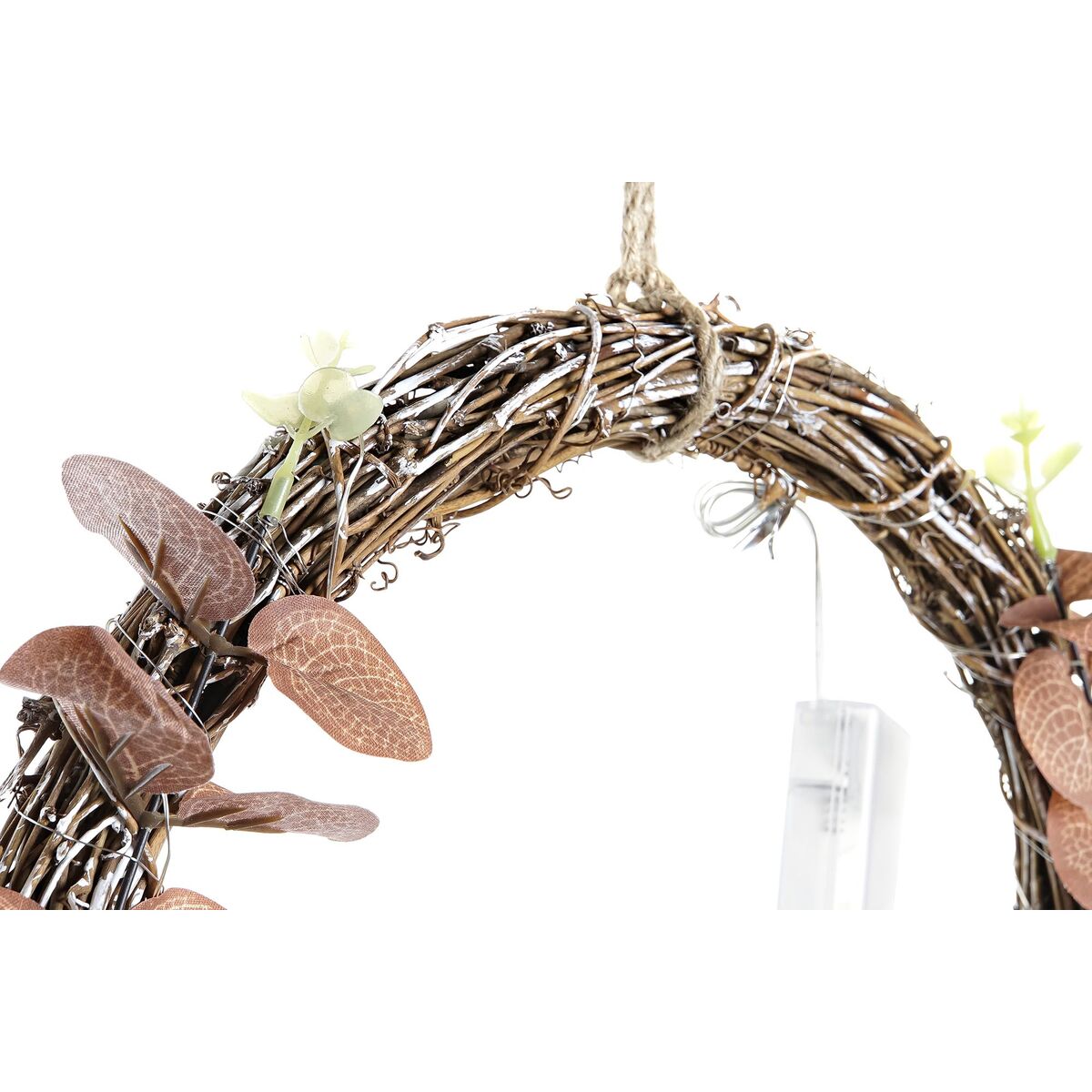 Joulukranssi led-valoilla, kuusikoristeilla, 2 kpl 30 x 2 x 30 cm, sisätiloihin