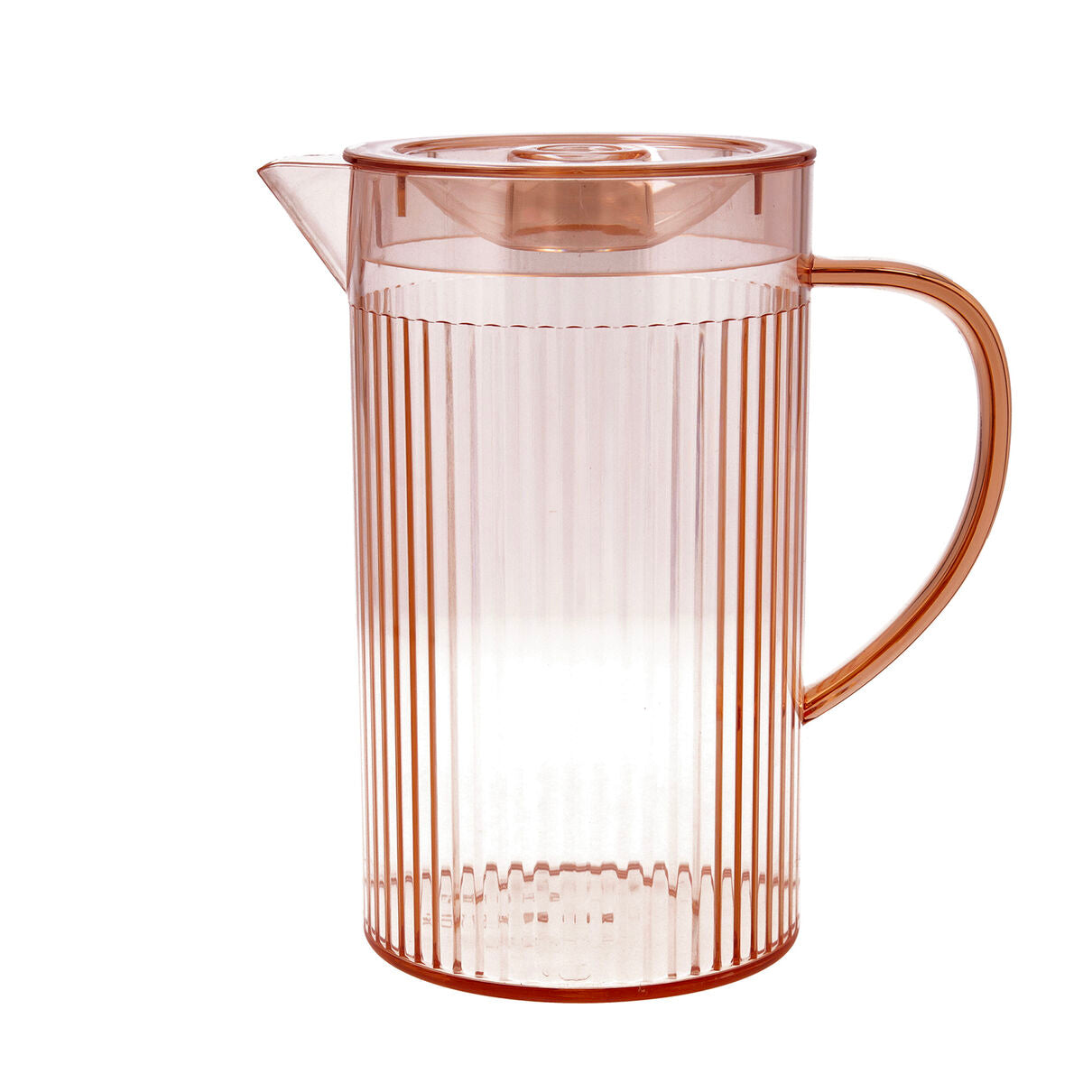 Muovikannu 1,5 l juomakannu, koralli, jääkaappiin & tiskikoneeseen sopiva