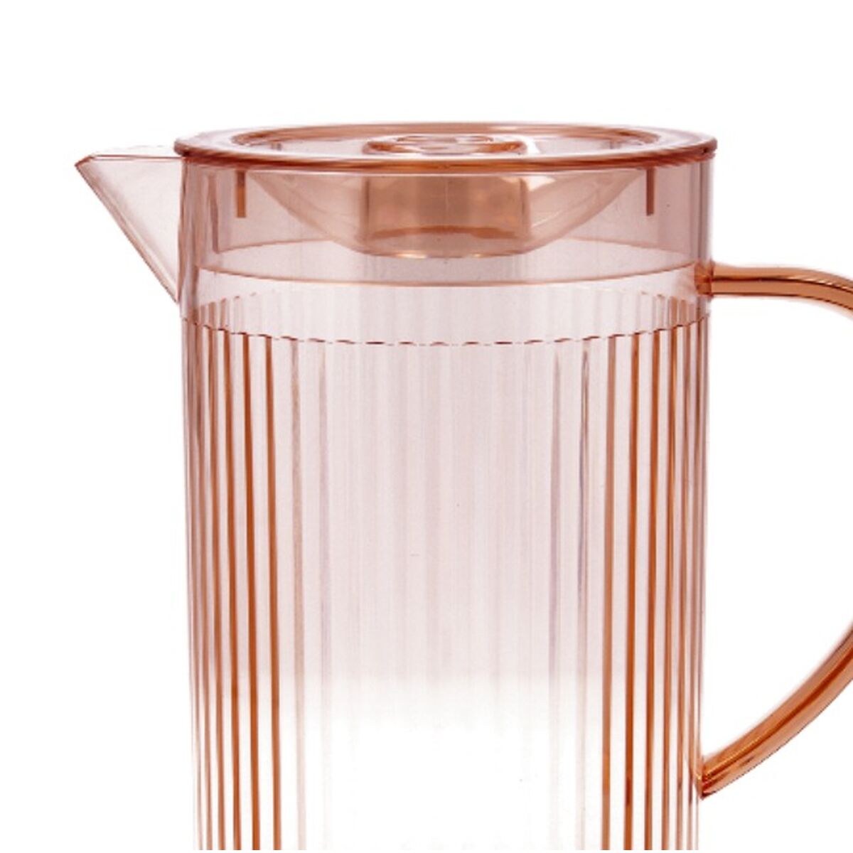 Muovikannu 1,5 l juomakannu, koralli, jääkaappiin & tiskikoneeseen sopiva