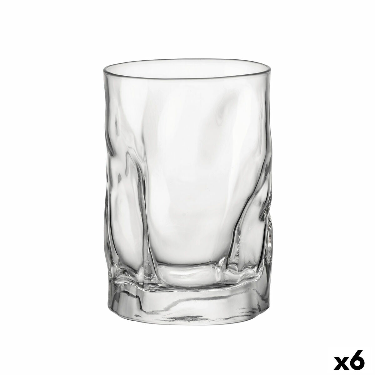 Juomalasi 300 ml kirkas, 6 kpl - muotoiltu Sorgente-lasi, Bormioli Rocco