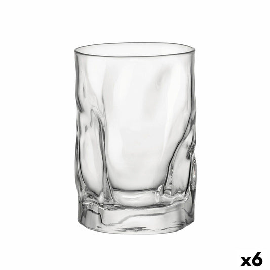 Juomalasi 300 ml kirkas, 6 kpl - muotoiltu Sorgente-lasi, Bormioli Rocco