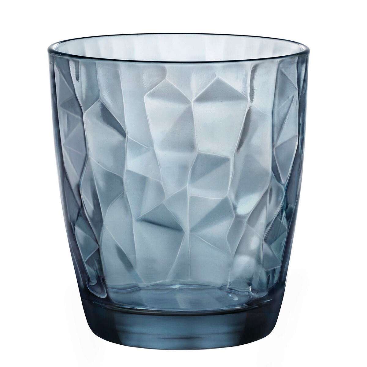 Juomalasi 390 ml, 6 kpl - sininen diamond-kuvio, Bormioli Rocco