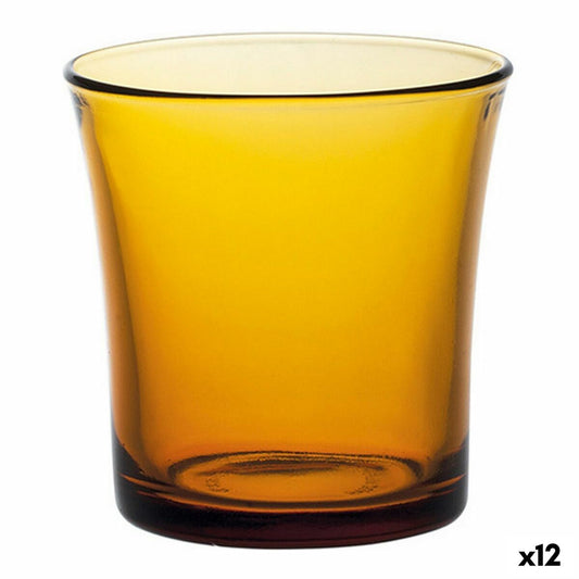 Juomalasit 210 ml 6 kpl, meripihkanväriset lasit keittiöön & pöytään - Duralex
