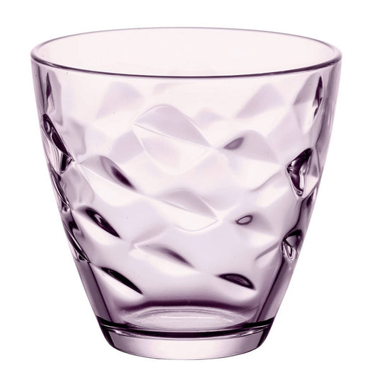 Juomalasit 260 ml 6 kpl, pinkki - Flora-kuvioitu, astianpesukoneeseen sopiva