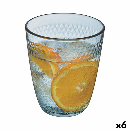 Juomalasi 310 ml, 6 kpl, tiskikoneeseen sopiva kuvioitu lasi setti Luminarc