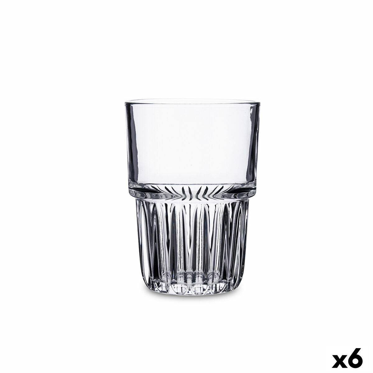 Juomalasit 310 ml, 6 kpl - läpinäkyvät, ei mikroaaltouuniin, kotona