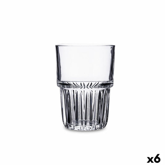 Juomalasit 310 ml, 6 kpl - läpinäkyvät, ei mikroaaltouuniin, kotona