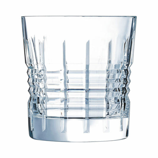 Juomalasit 320 ml 6 kpl, läpinäkyvä lasisetti - kuvioitu malli Cristal d'Arques