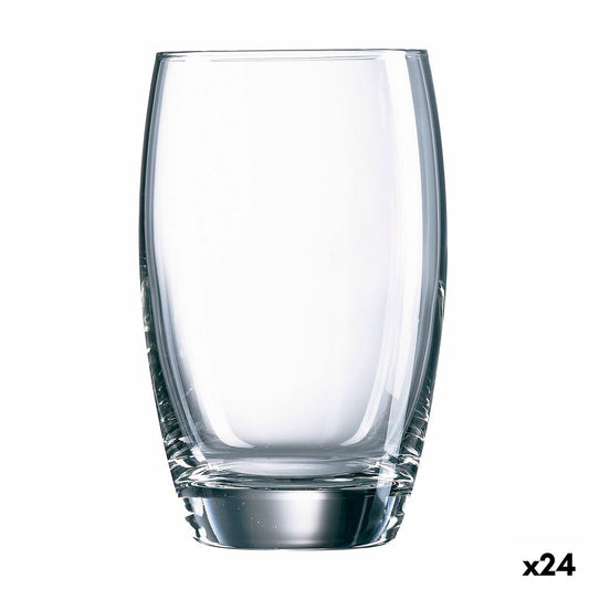 Juomalasit 350 ml, 24 kpl - läpinäkyvät lasit tiskikoneeseen & kotikeittiöön